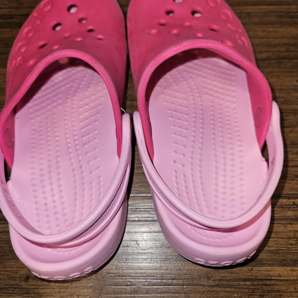 CROCS Kids 2 shade Pink Clogs Size C11